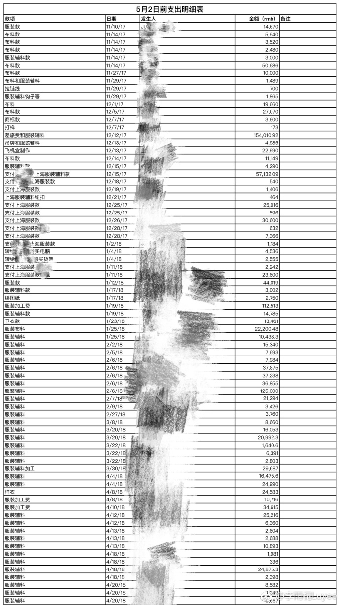 李雨桐再曝公司开销清单 称曾被恶意攻击